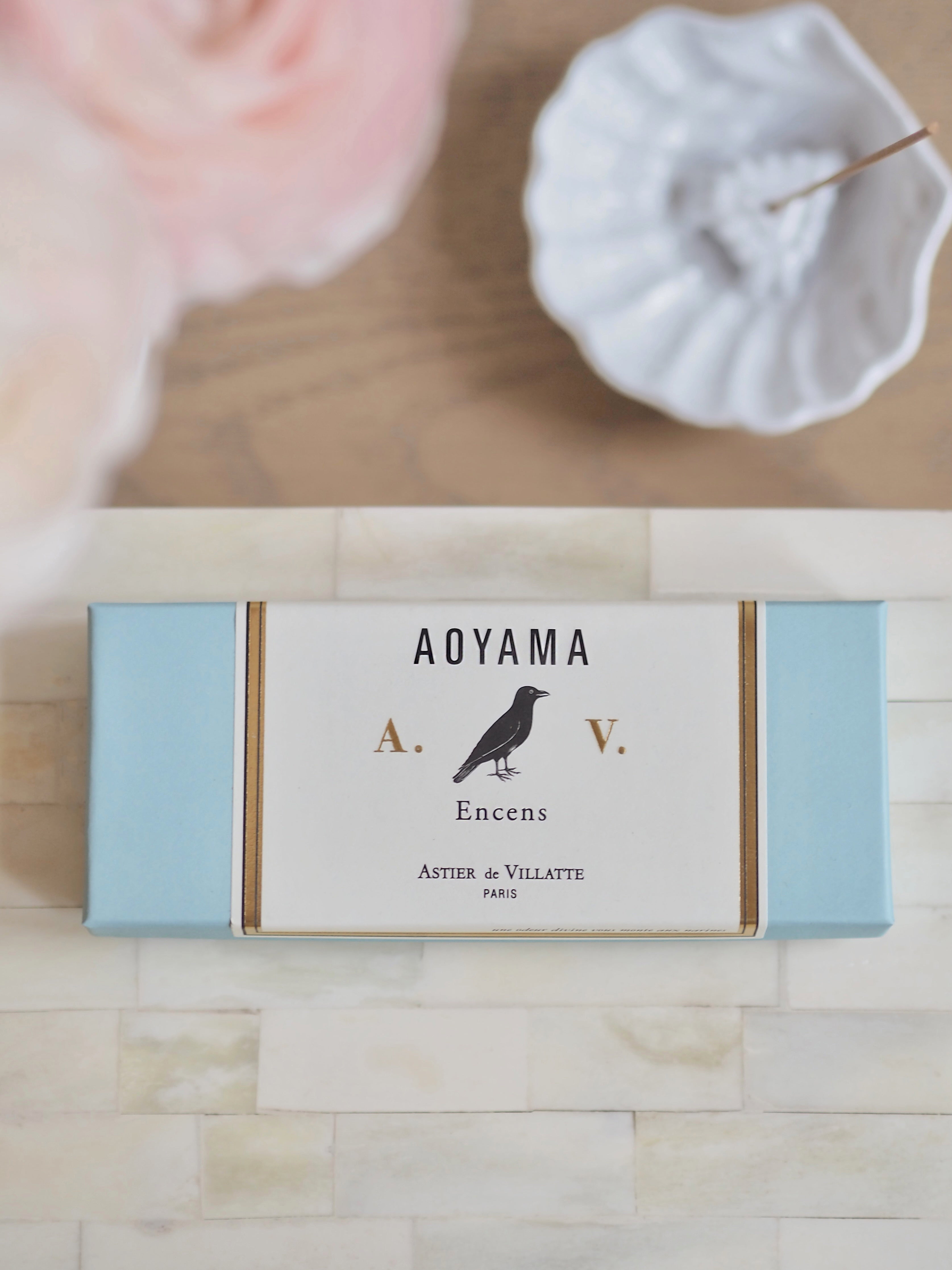Astier de Villatte | Aoyama Incense Box | The Cross Decor & Design