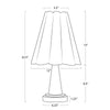 Talulla Marble Red Lamp