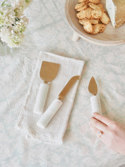 Lady Onyx Cheese Knives - The Cross Decor & Design