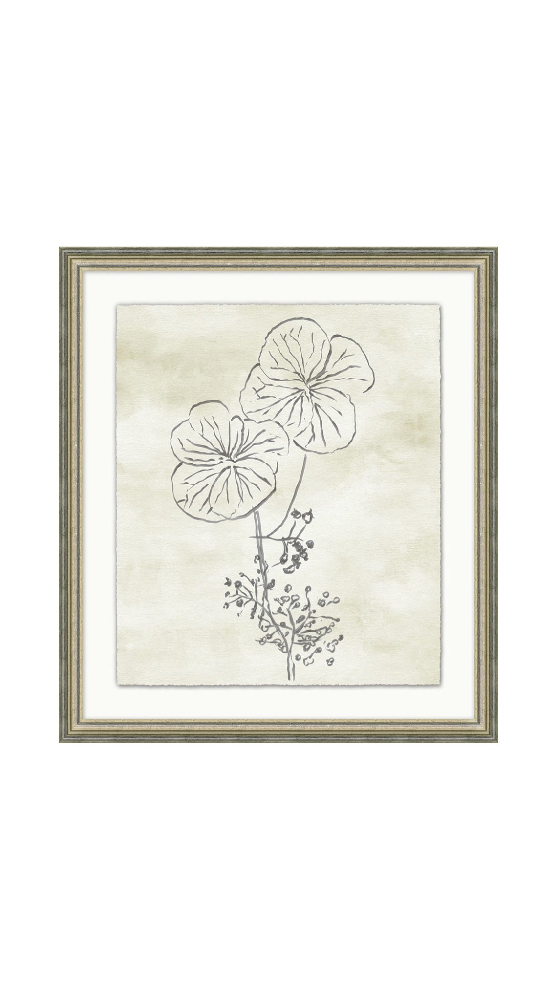 Watercolor Blossoms 5 Wood Frame | 23" x 26" - The Cross Decor & Design