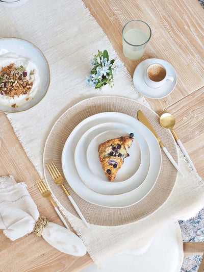 Willa Taupe Placemat - The Cross Decor & Design