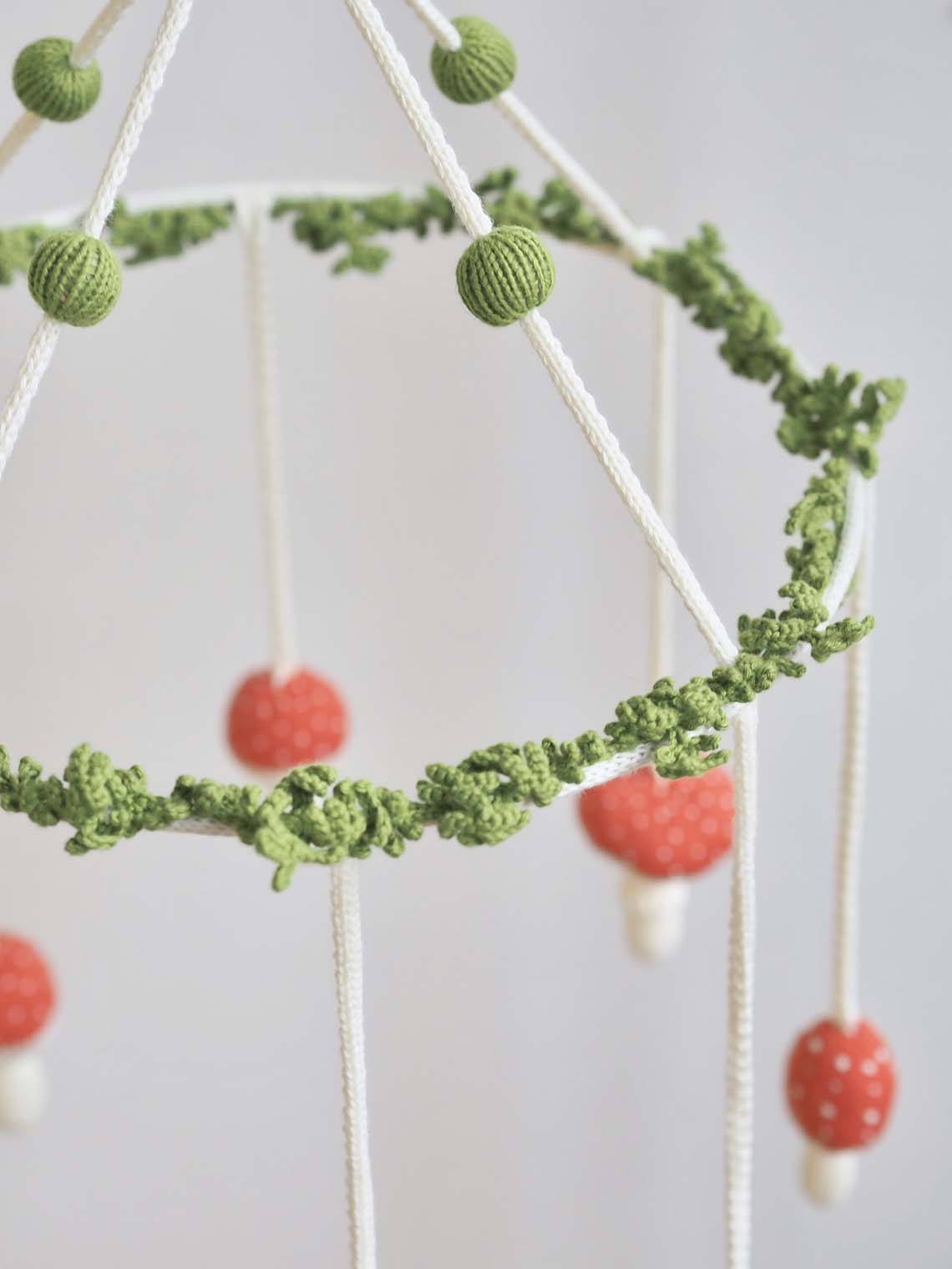 Amanita Mushroom Mobile - The Cross Decor & Design
