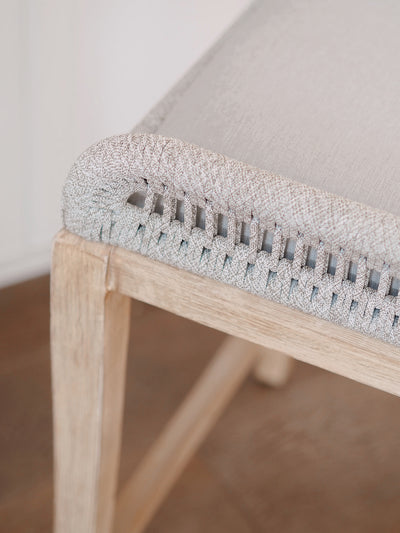 Lily Grey Loom Bar & Counter Stool - The Cross Decor & Design