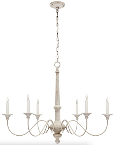 Country Chandelier | Belgian White - The Cross Decor & Design