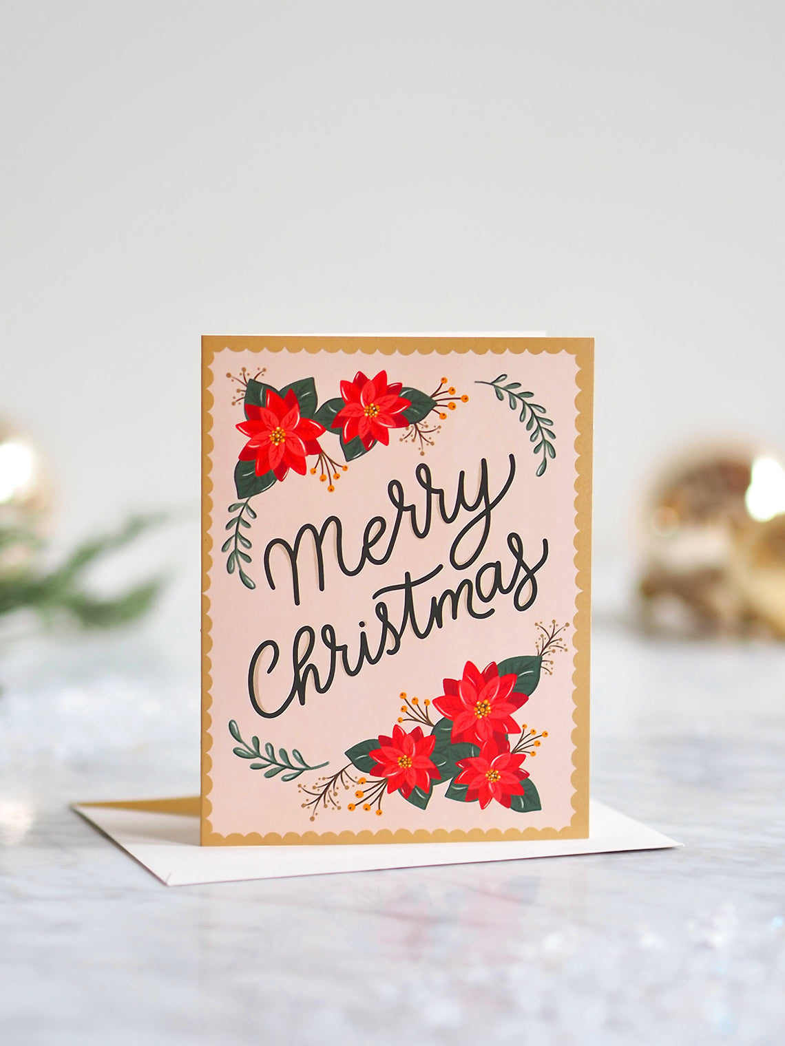 Christmas Floral Card