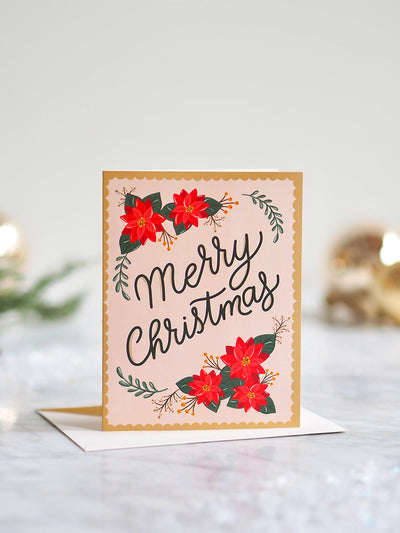 Christmas Floral Card