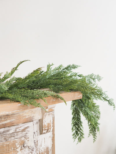 Cypress Garland 6ft - The Cross Decor & Design