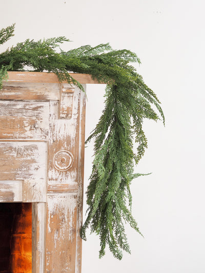 Cypress Garland 6ft - The Cross Decor & Design