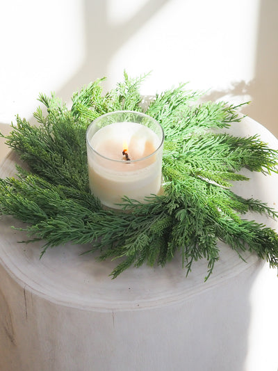 Cypress/Norfolk Wreath - The Cross Decor & Design