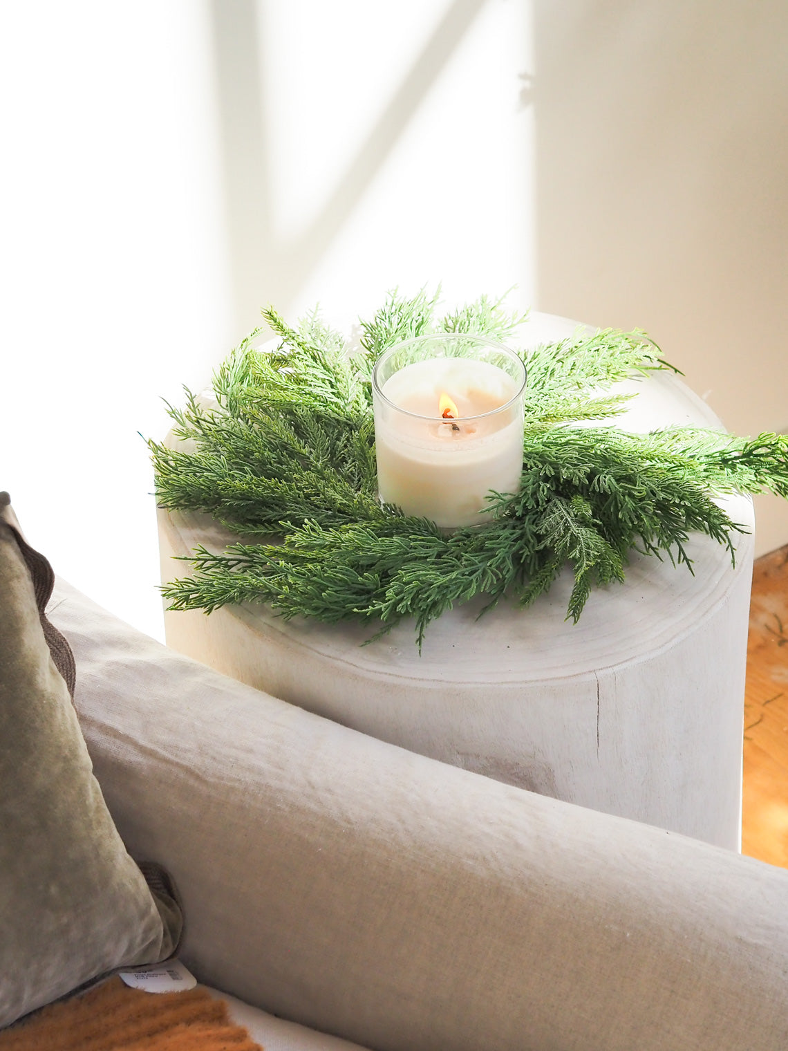 Cypress/Norfolk Wreath - The Cross Decor & Design