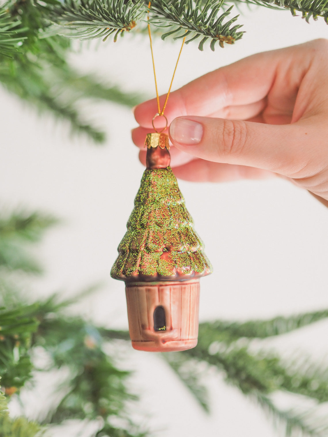 Garden Birdhouse Ornament | Brown