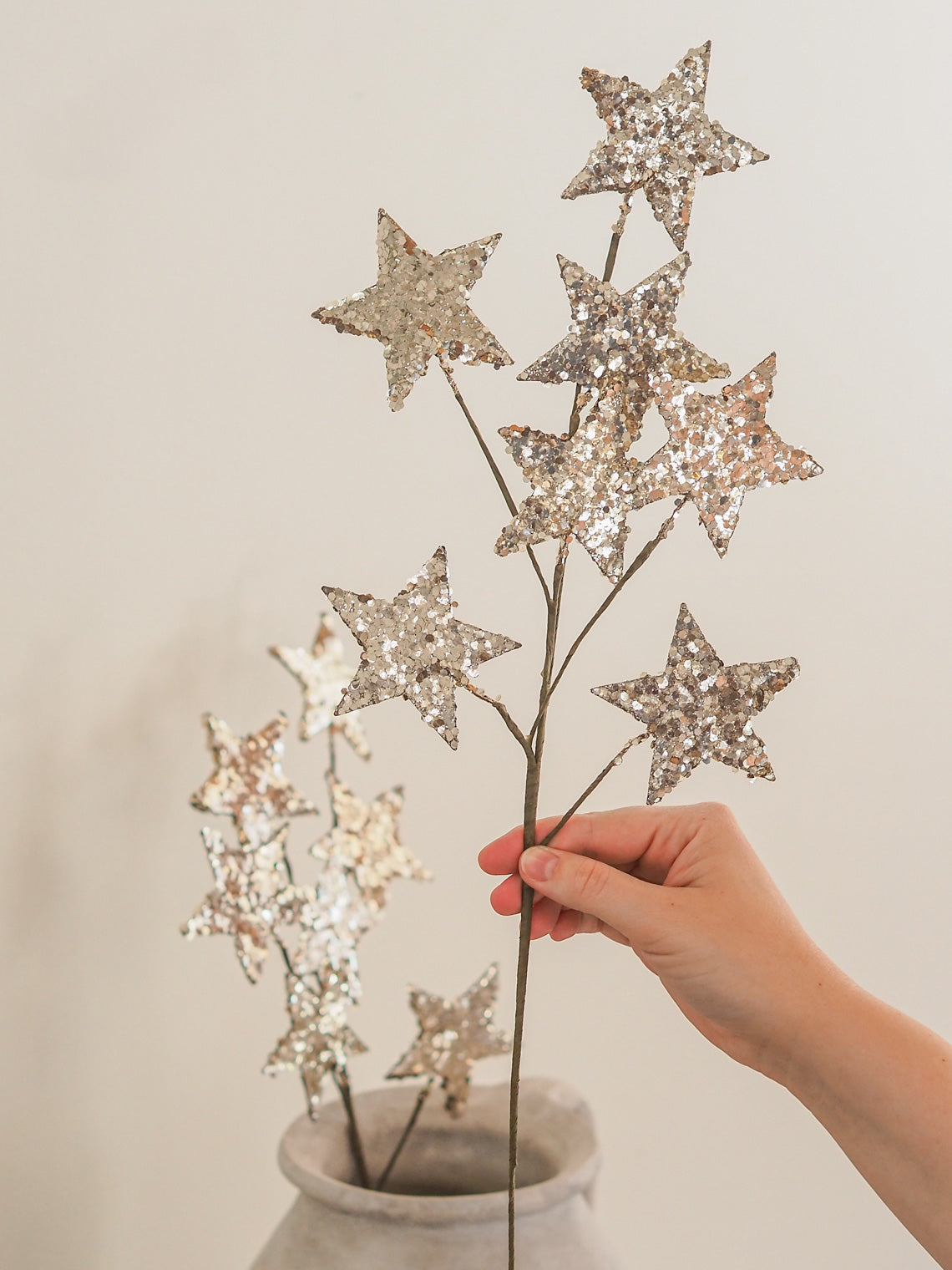 Gold Glitter Star Pick - The Cross Decor & Design