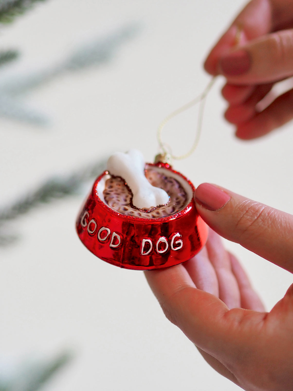 Good Dog Food Bowl Ornament
