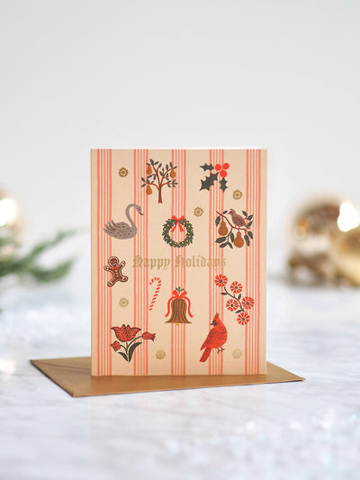 Happy Holidays Yuletide Card