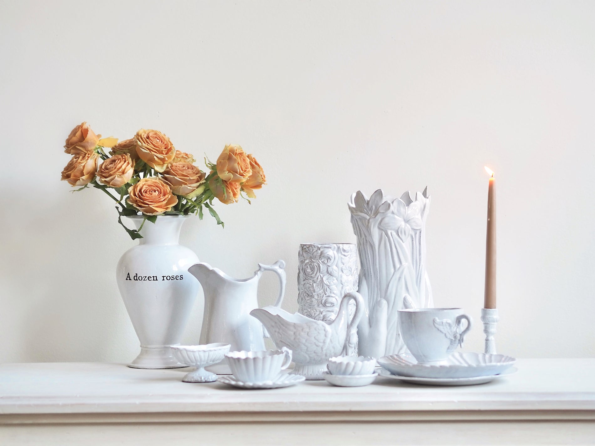 Astier de Villatte | Fleurs Tumbler | Lily of The Valley | The