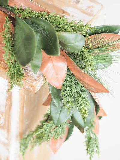 Magnolia & Cypress Garland 6ft - The Cross Decor & Design