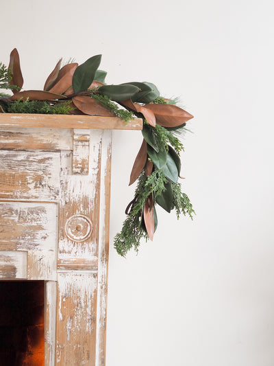 Magnolia & Cypress Garland 6ft - The Cross Decor & Design