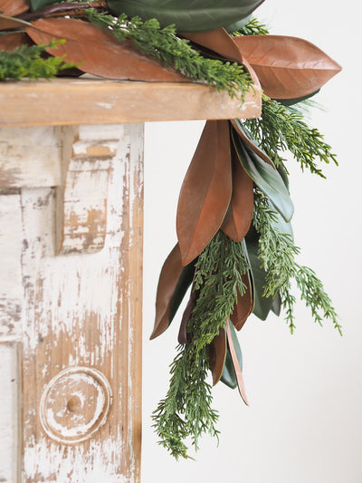 Magnolia & Cypress Garland 6ft - The Cross Decor & Design