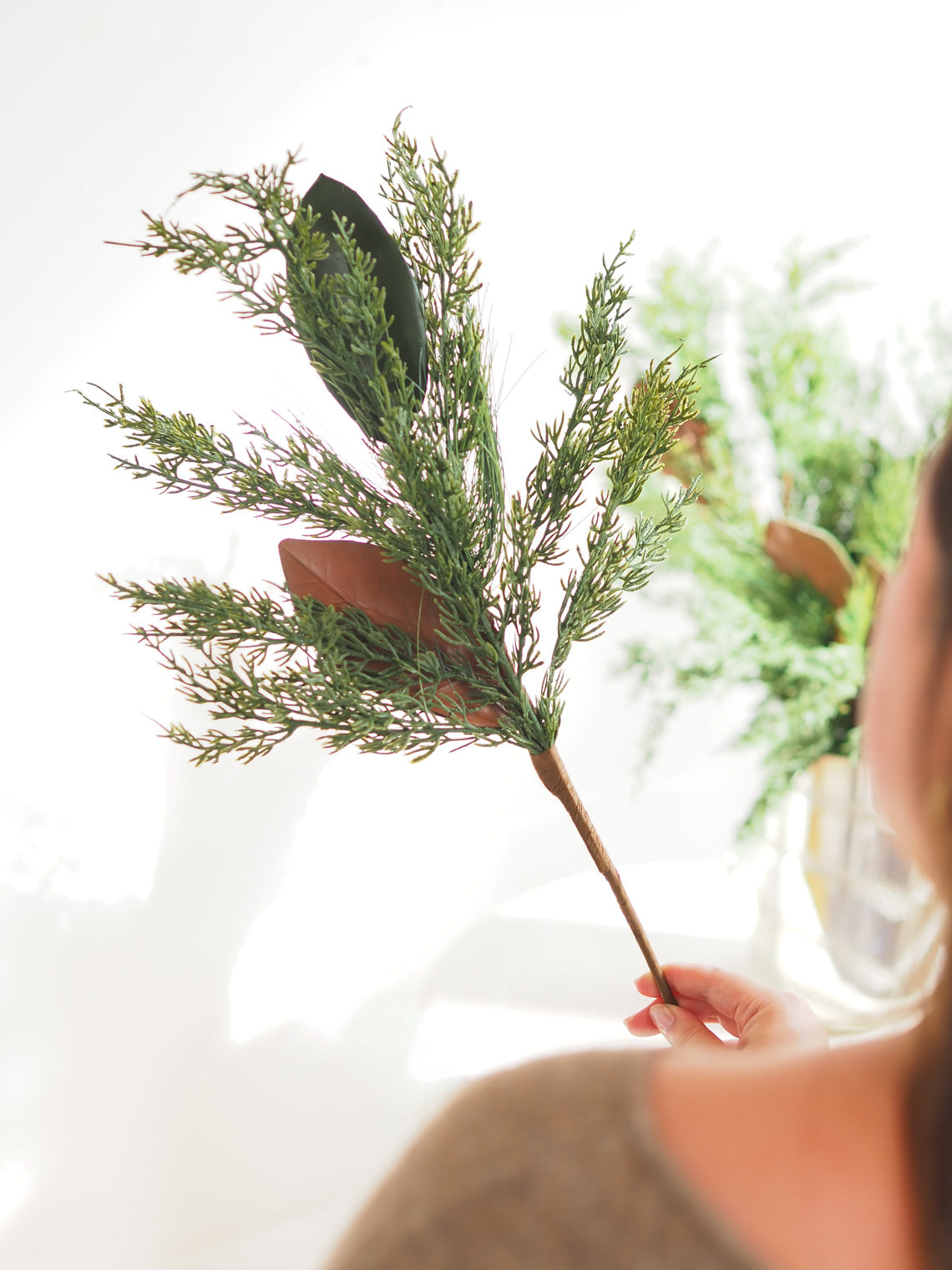 Magnolia & Cypress Stem - The Cross Decor & Design