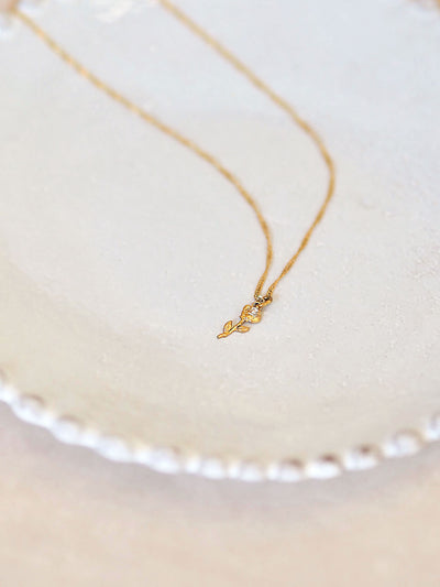 Rose Pendant Necklace | June - The Cross Decor & Design