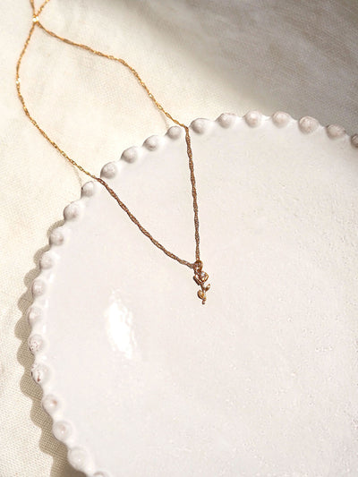 Rose Pendant Necklace | June - The Cross Decor & Design