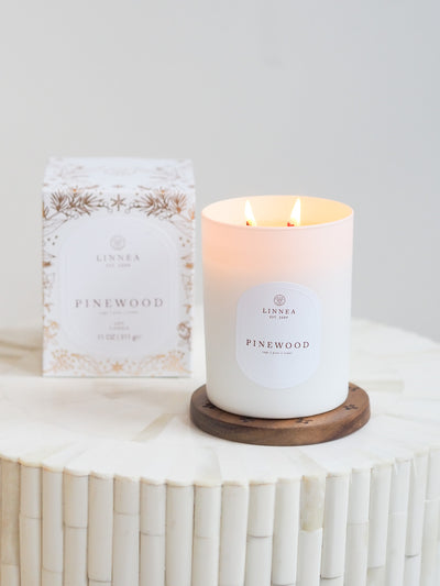 Pinewood 2 Wick Candle