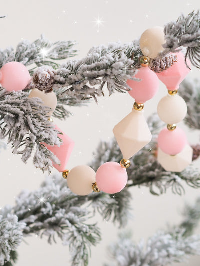 Pink & Cream Geo Garland - The Cross Decor & Design