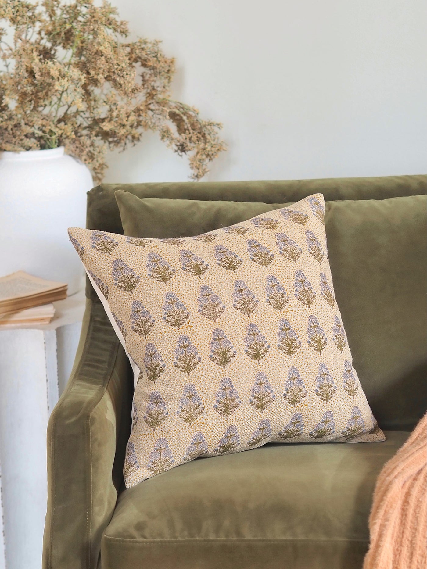 Poppy Mustard Pillow | 18x18 - The Cross Decor & Design