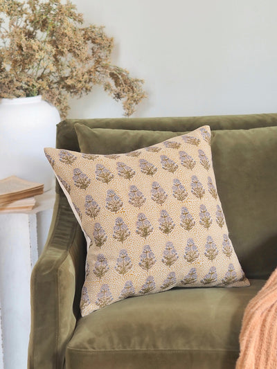 Poppy Mustard Pillow | 18x18 - The Cross Decor & Design
