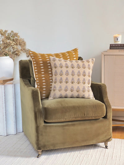 Poppy Mustard Pillow | 18x18 - The Cross Decor & Design