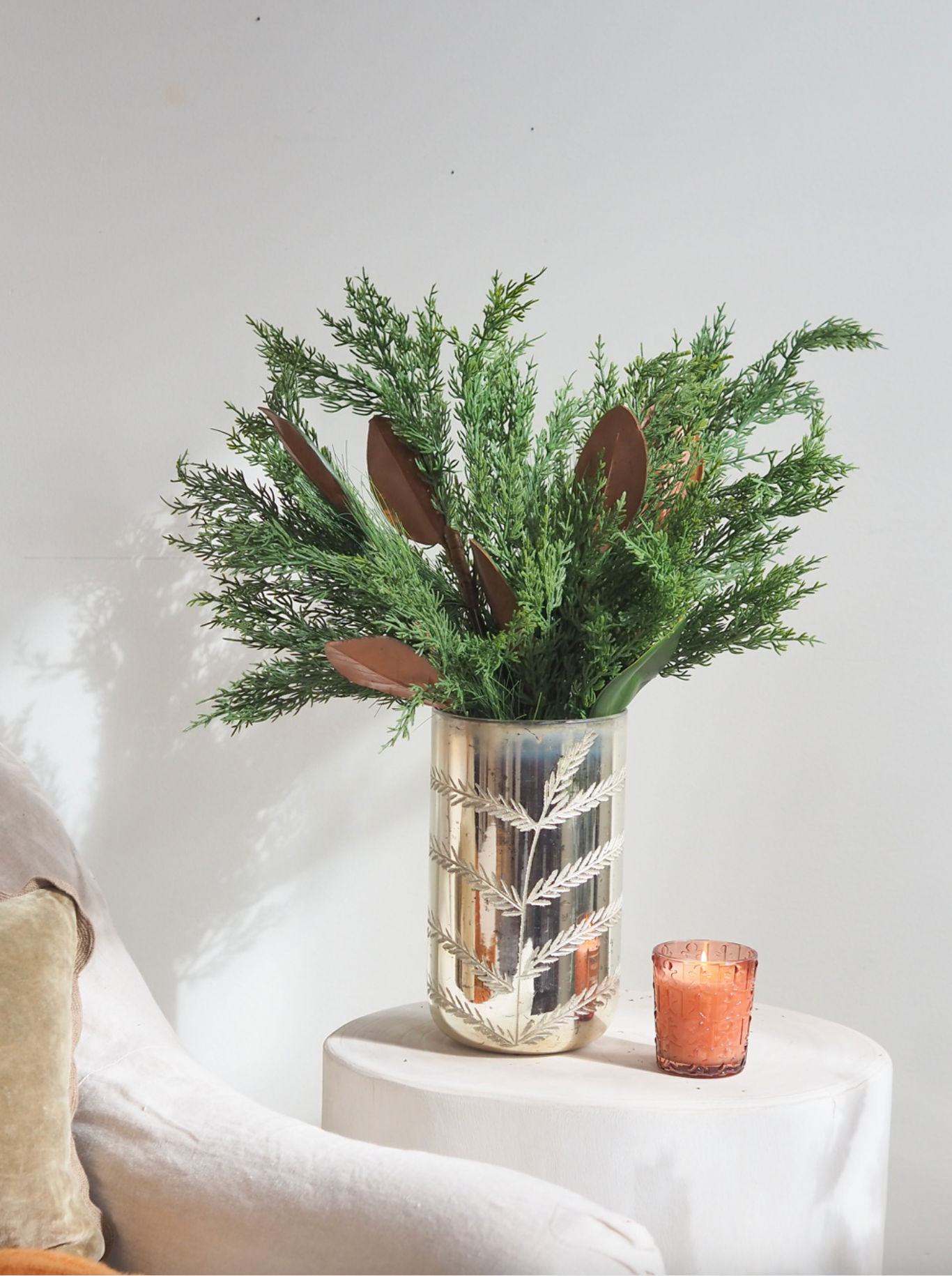 Magnolia & Cypress Stem - The Cross Decor & Design
