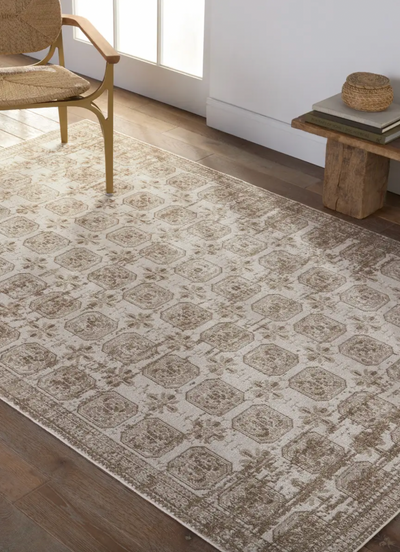 Melia Beige Rug - The Cross Decor & Design
