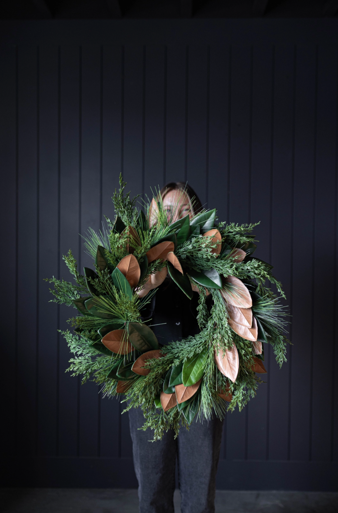 Magnolia & Cypress Wreath - The Cross Decor & Design