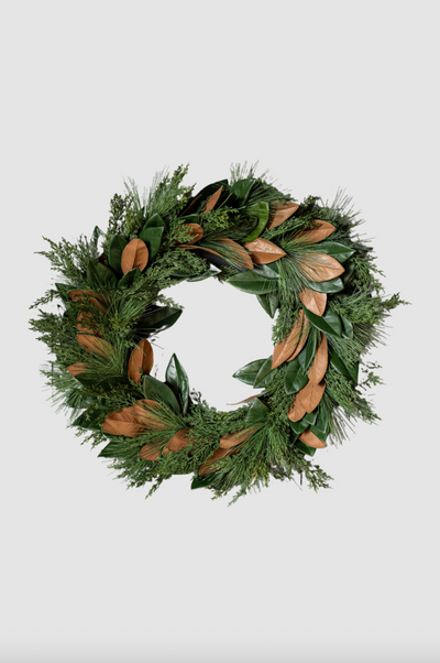 Magnolia & Cypress Wreath - The Cross Decor & Design