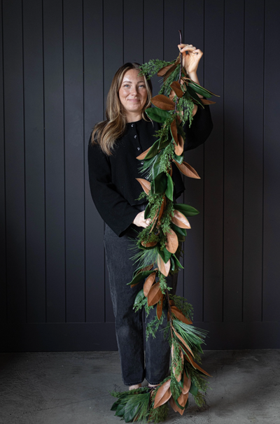 Magnolia & Cypress Garland 6ft - The Cross Decor & Design
