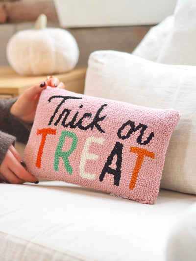 Trick or Treat Hook Pillow 8x12