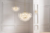 Talia Brass Chandelier Small - The Cross Decor & Design
