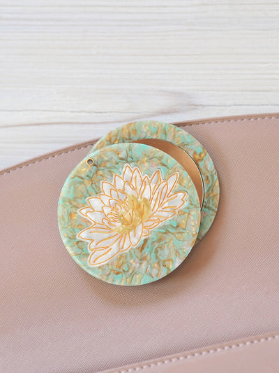 Waterlily Compact Mirror - The Cross Decor & Design