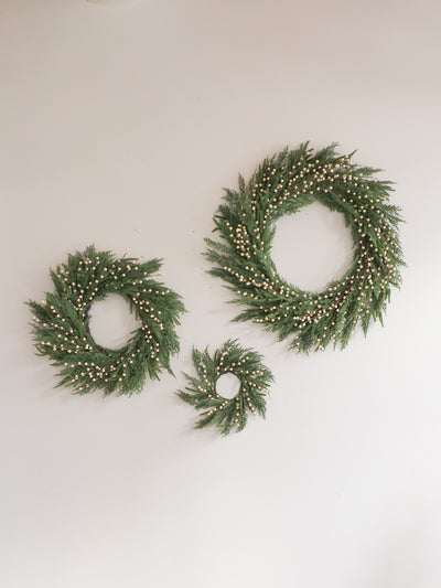 White Plum Berry Wreath - The Cross Decor & Design