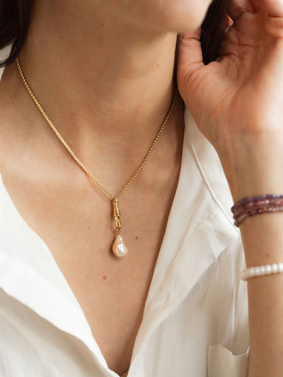 Martinique Pearl Necklace - The Cross Decor & Design