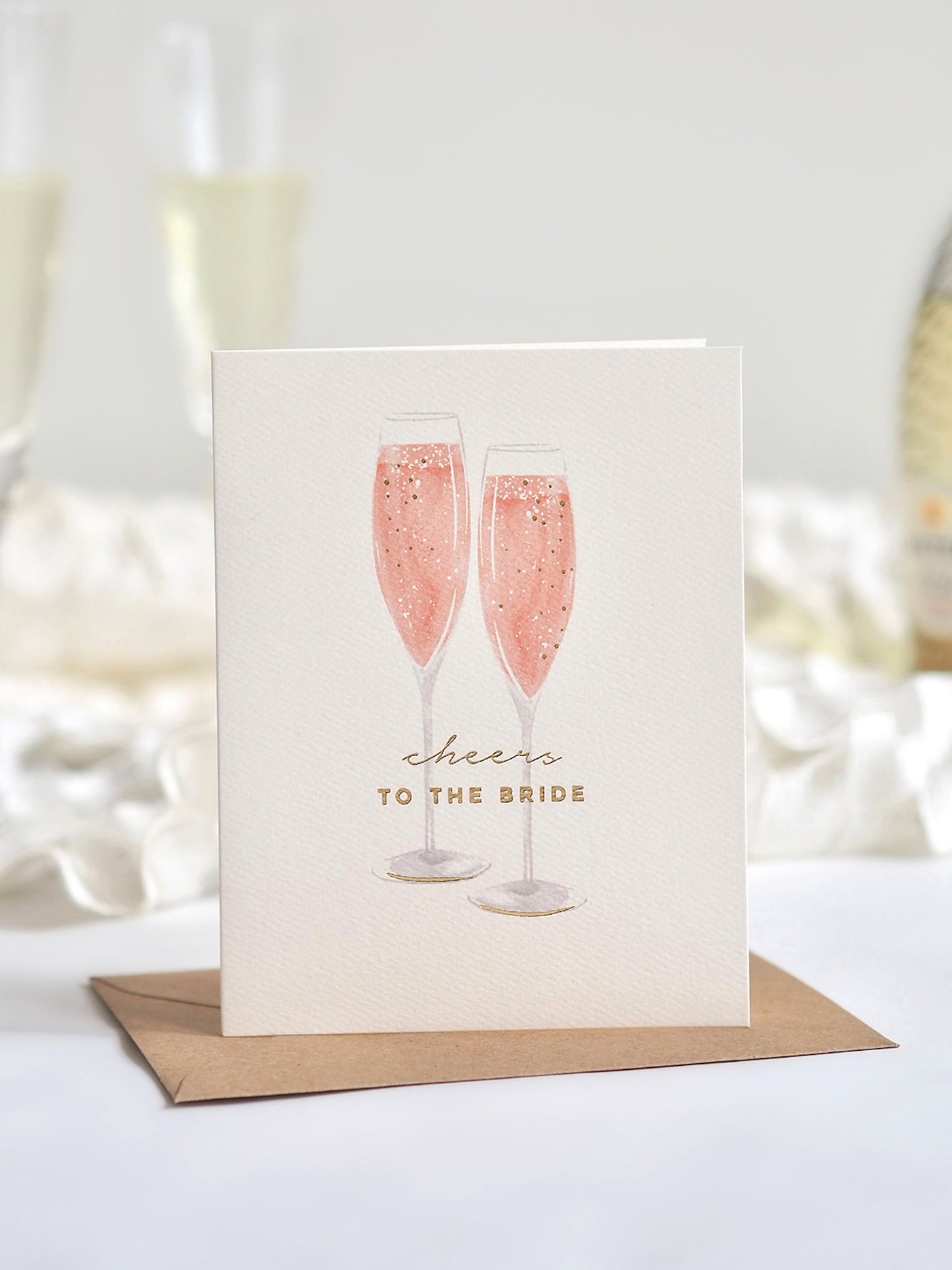 Bubbles For the Bride Greeting Card - The Cross Decor & Design