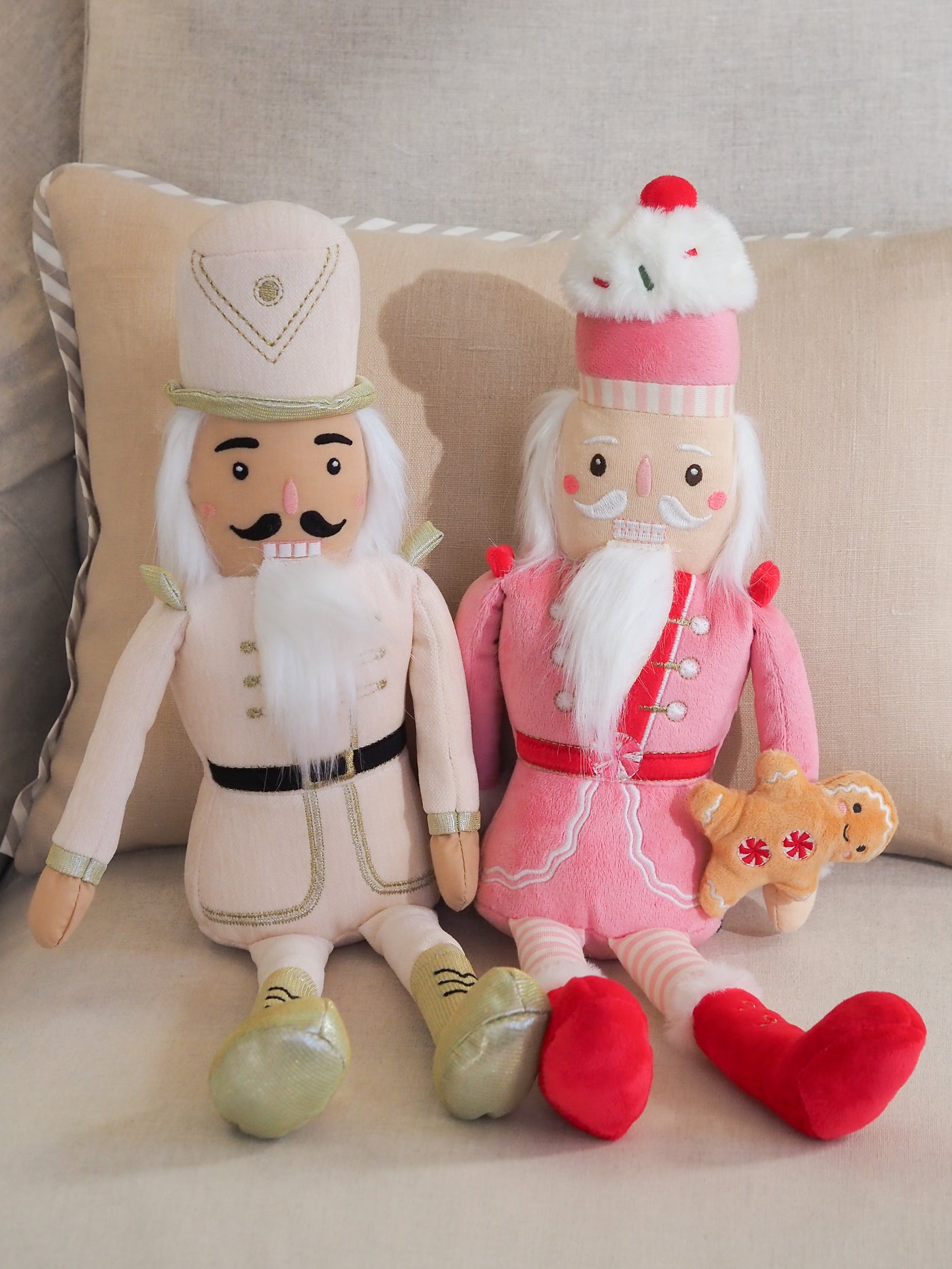 Pink Gingerbread Nutcracker Doll