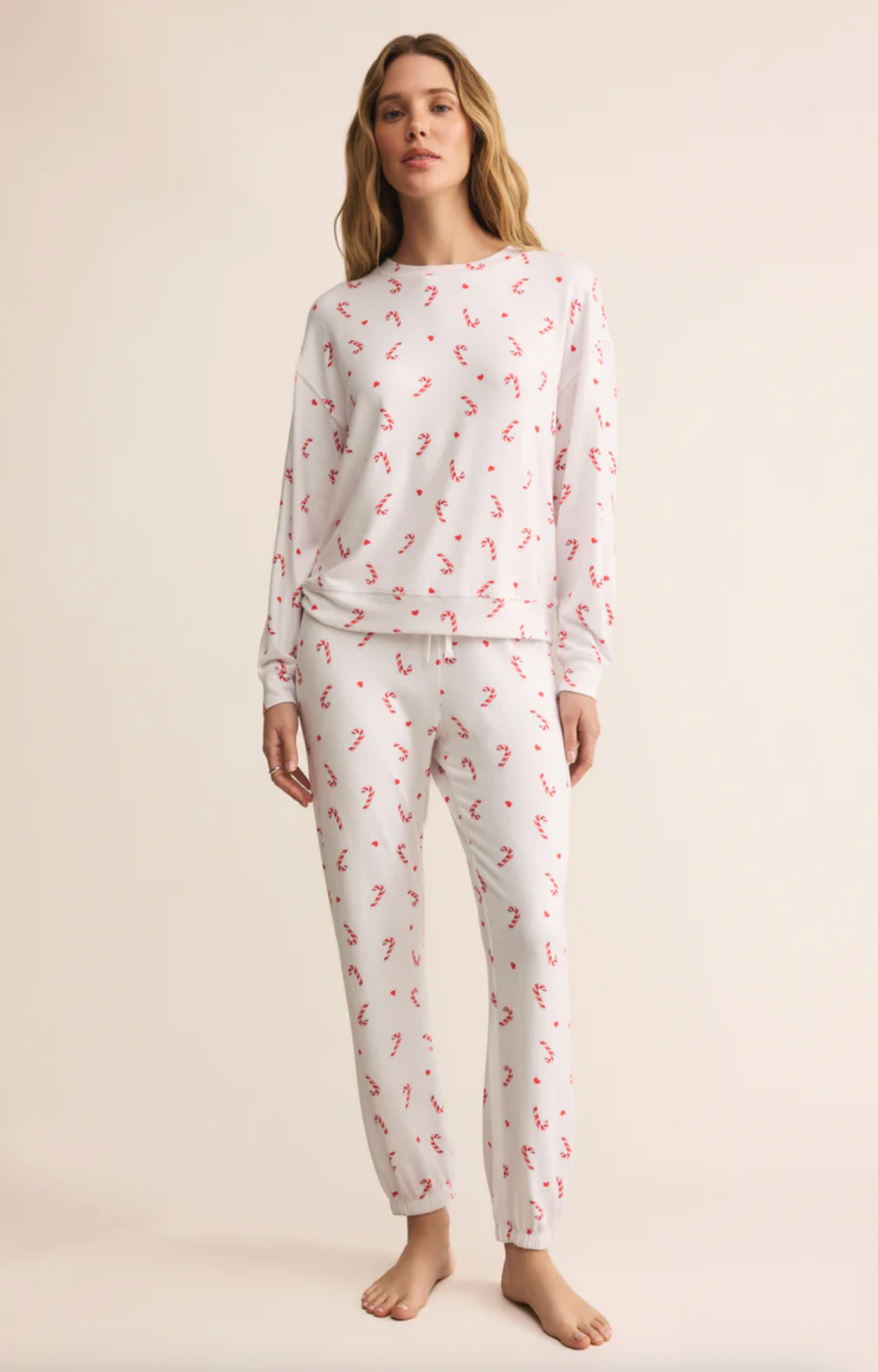 Cozy Candy Cane Pyjama Set