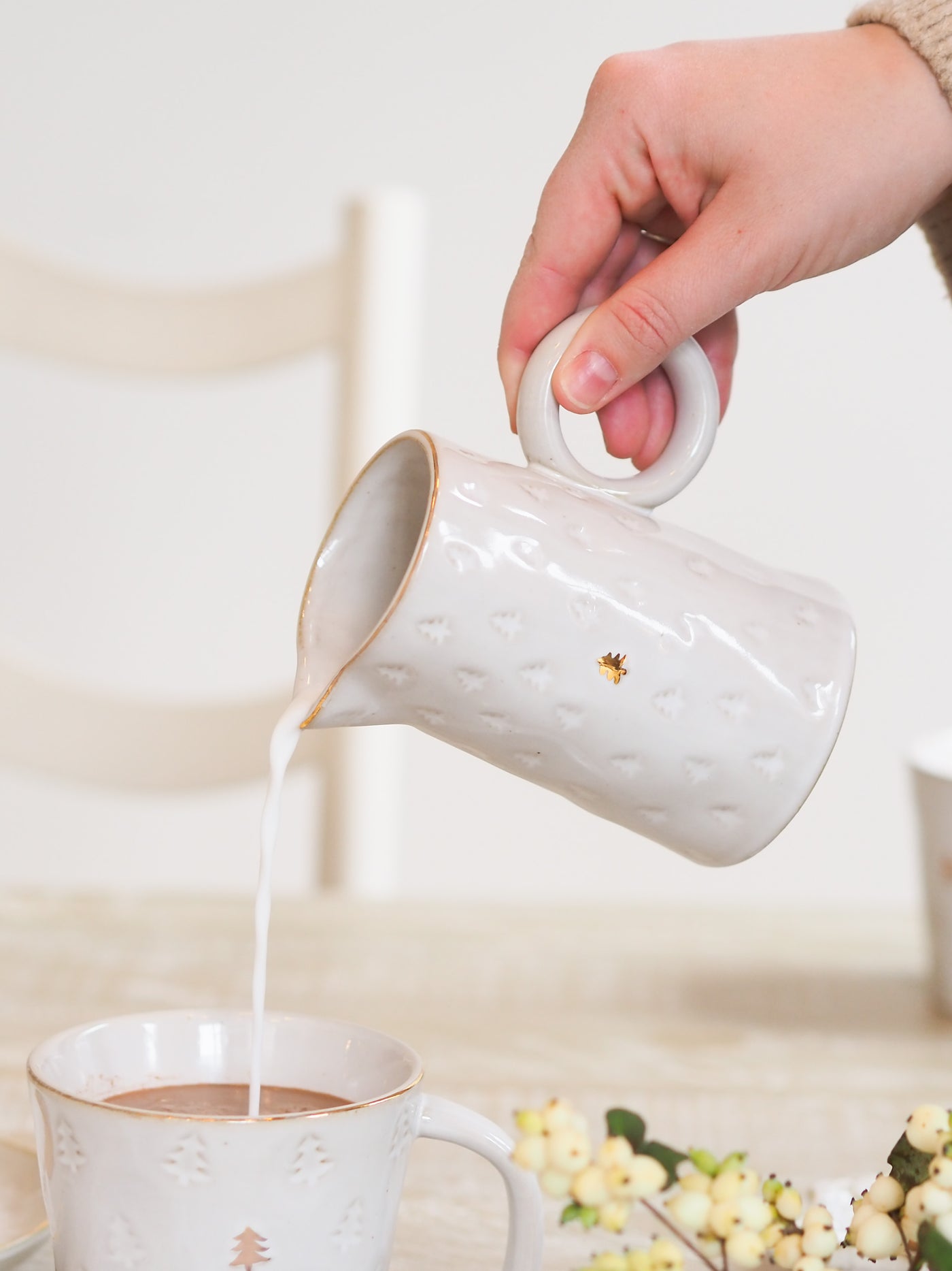 Holiday Trees Creamer