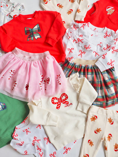 Red Candy Canes Loungewear Set