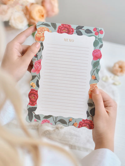 Roses Memo Notepad - The Cross Decor & Design