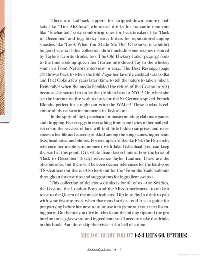 The Eras Pour: The Unofficial, Ultimate Taylor Swift Cocktail Book