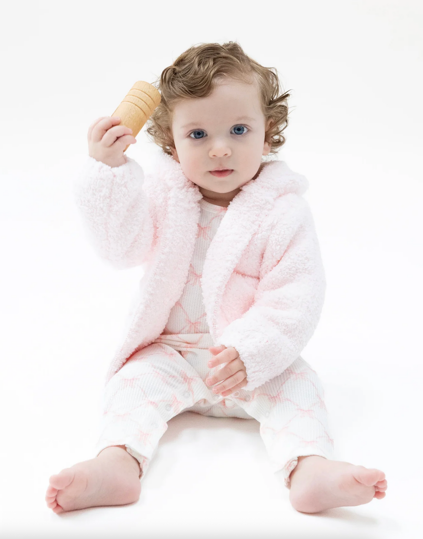 Pink Chenille Hoodie