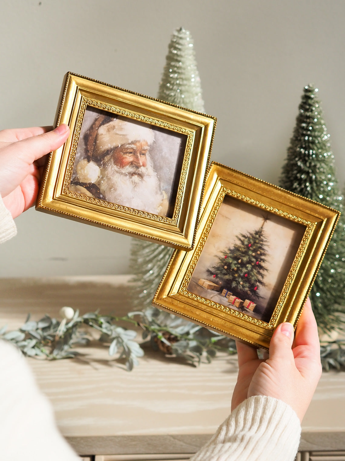 Festive Tree Framed Art Print 5x6