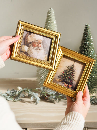 Festive Tree Framed Art Print 5x6
